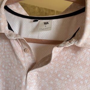Men's Light Pink Polo Golf Shirt